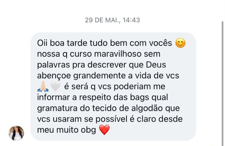 Depoimento de aluna do Método M de Maria